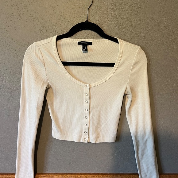 Button Front Long Sleeve - Picture 2 of 4